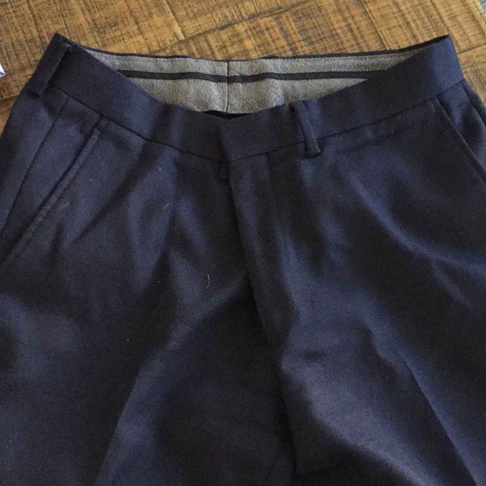 Navy Wool Dress Pants